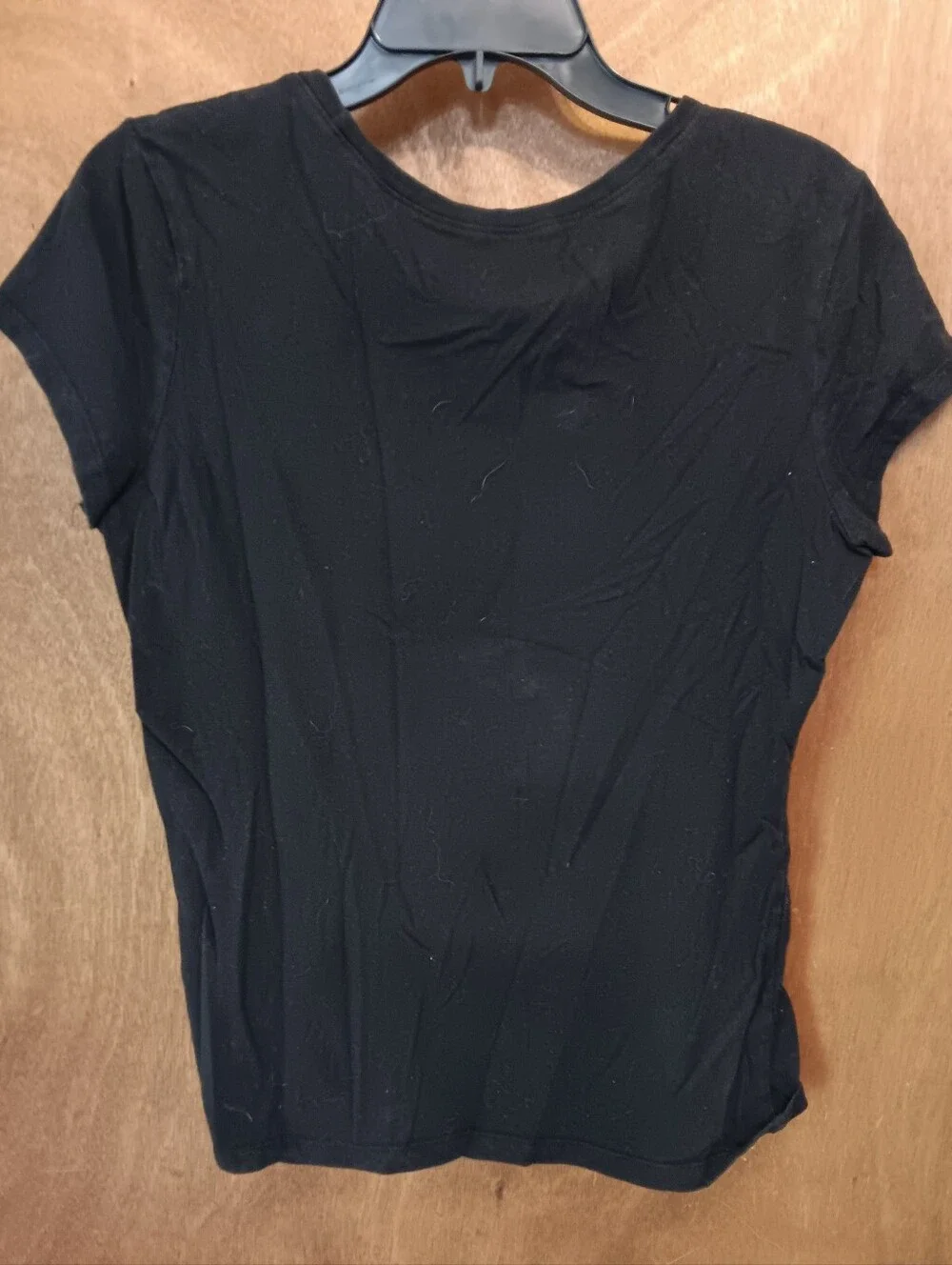 Justice black tee
